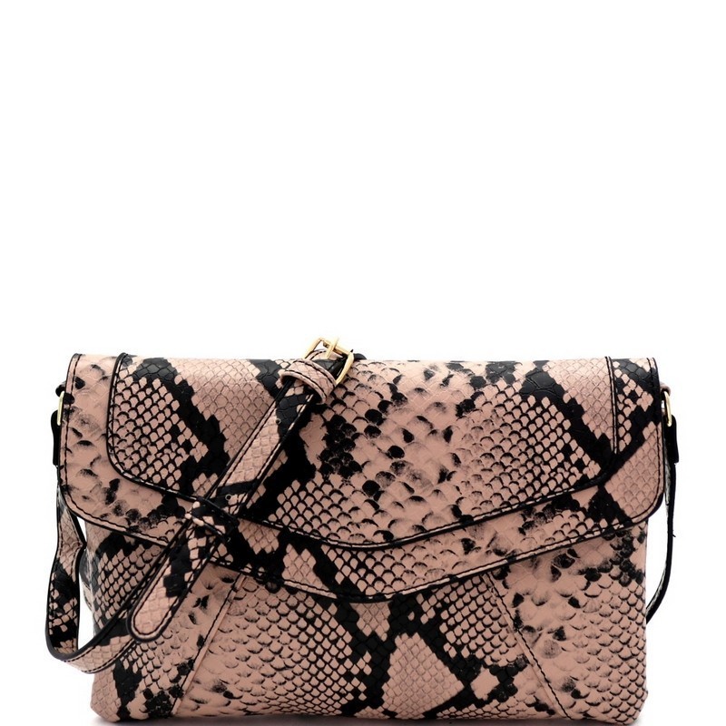 snakeprint crossbody
